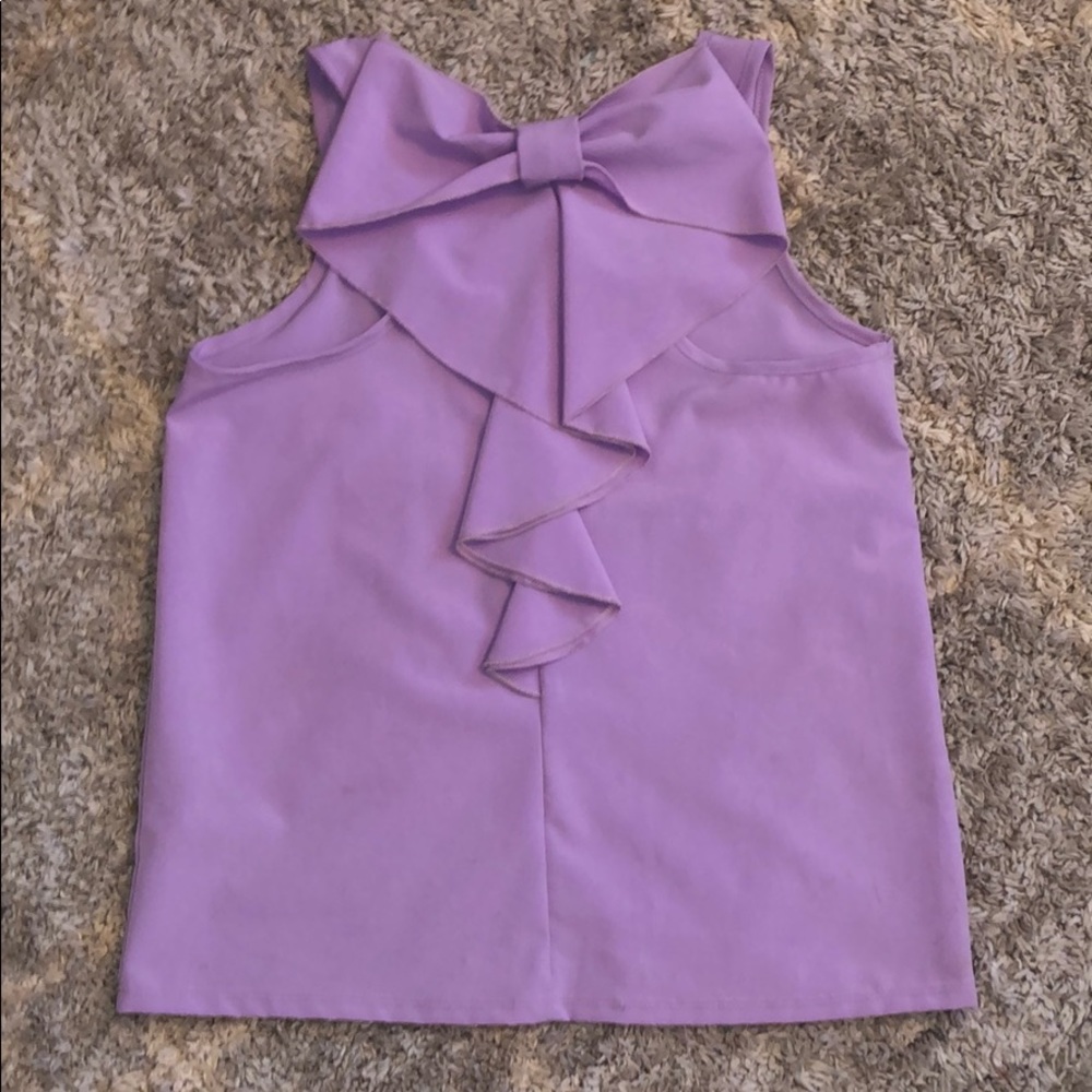 Pomelo kids small purple tank top.